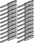 1/4 Inch TRS Male Stereo Phone Plug 20 Pack T474986