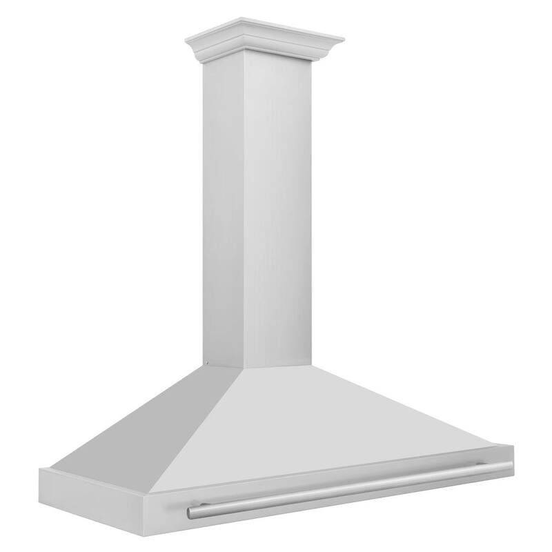 48 in. 400 CFM Ducted Wall Mount Range Hood with Stainless Steel Handle G505