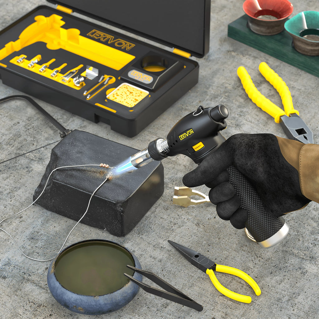 Self-Igniting Soldering Station with Adjustable Flame G22096