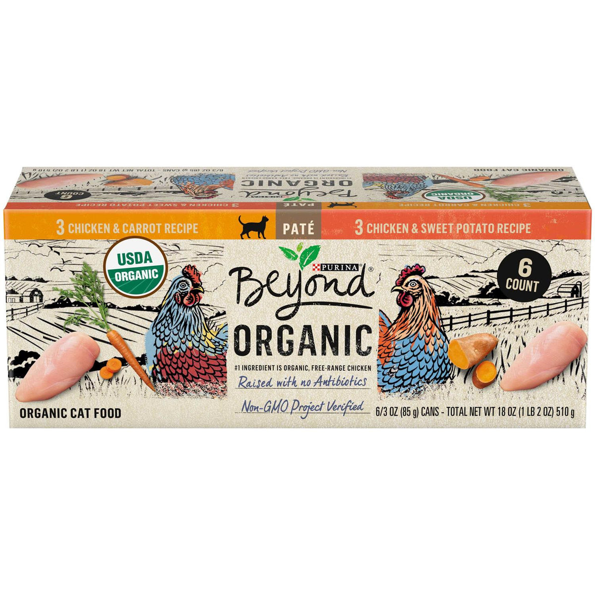 Organic Pate Wet Cat Food A742
