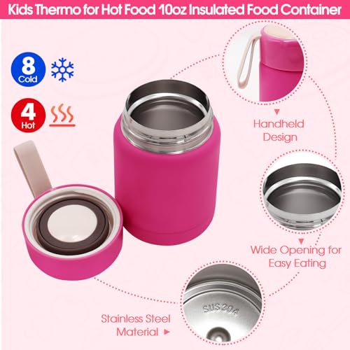 Leak-Proof 6 Compartment Bento Lunch Box Set with 10oz Thermo Food Jar and Lunch Bag W289087