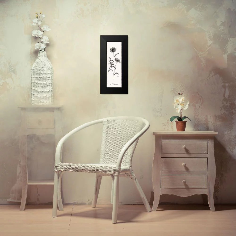 Black Modern Framed Art Print K472