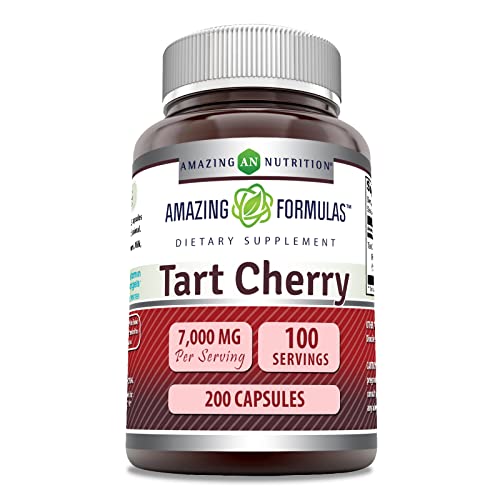 Tart Cherry Extract 7000mg 200 Capsules Supplement Q113