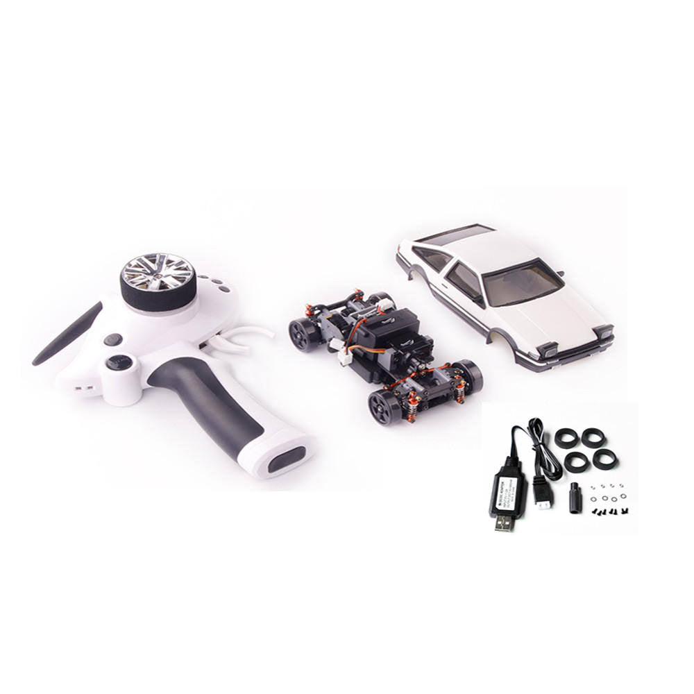 1/28 2.4g 4WD RC Car Touring Drift Vehicle Carbon Fiber Chassis W711372