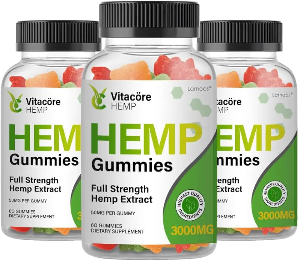 Hemp Gummies 3 Pack 180 Gummies O455786
