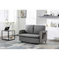 Velvet Convertible Sleeper Sofa Bed with 2 Pillows X98532
