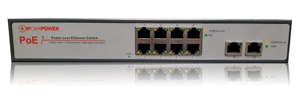 16 Port POE Network Switch with 2 Gigabit Uplink Ports N328