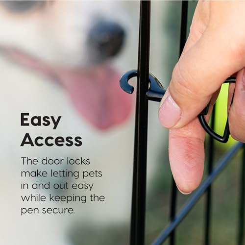 Metal 8-Panel 24" Dog Playpen U815