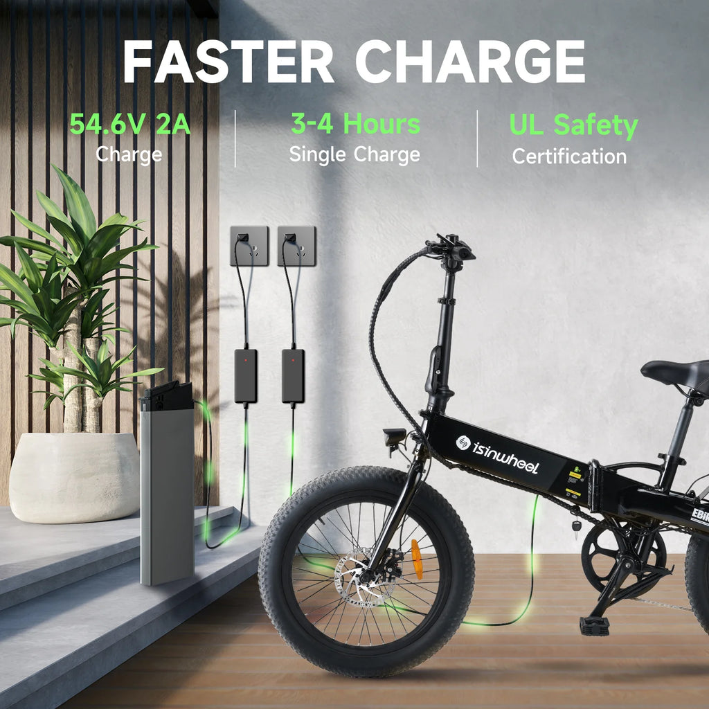 500W 20MPH 45+ Mile Folding Electric Bike O3232