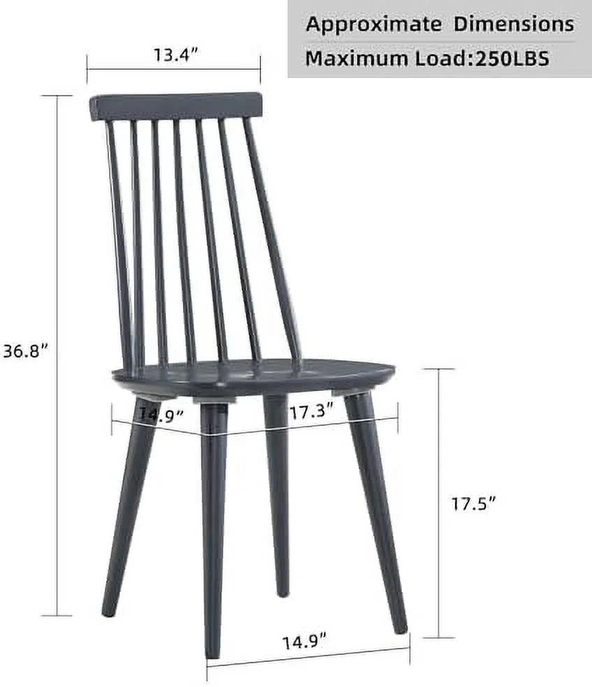 Black Wood Dining Chairs W272741