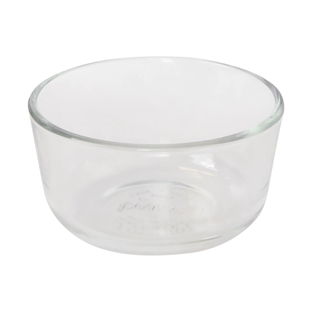 1-Cup Clear Round Glass Food Storage Bowl with Lid (2-Pack) Y8541