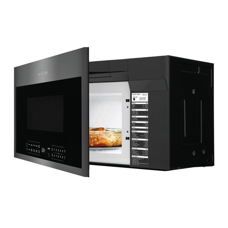 30 in. 1.9 cu. ft. Over the Range Microwave with Sensor Cook in Black Stainless Steel J9484