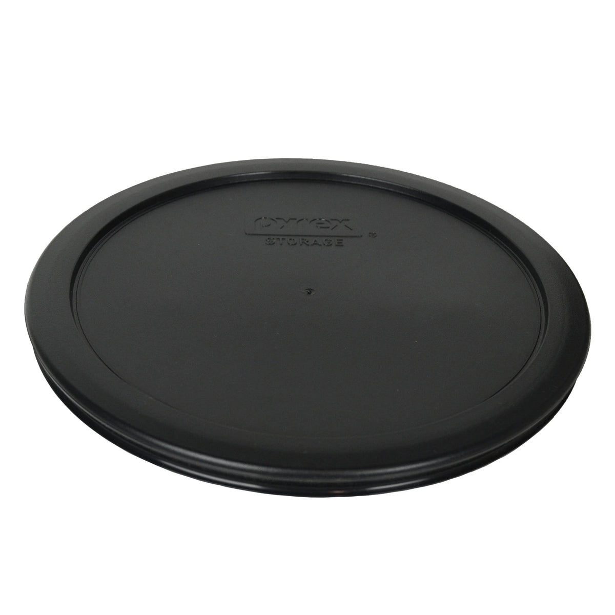 Round Glass Food Storage Bowl with Black Plastic Lid 2-Pack Z70549