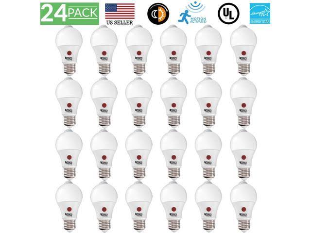 24 Pack Dusk to Dawn 9W LED Light Bulb 5000K Daylight V943394