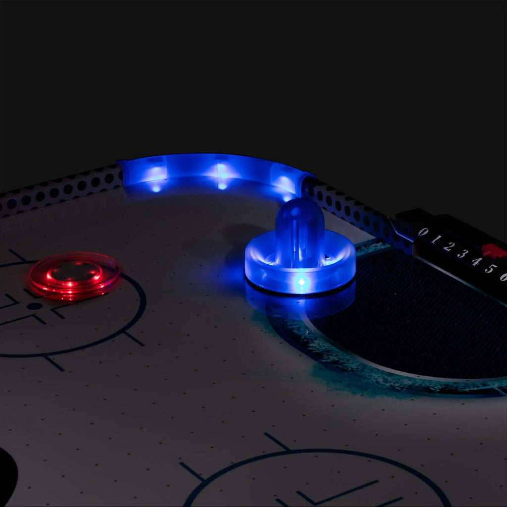 54 LED Air Hockey Table with 2 Pushers and Puck K793