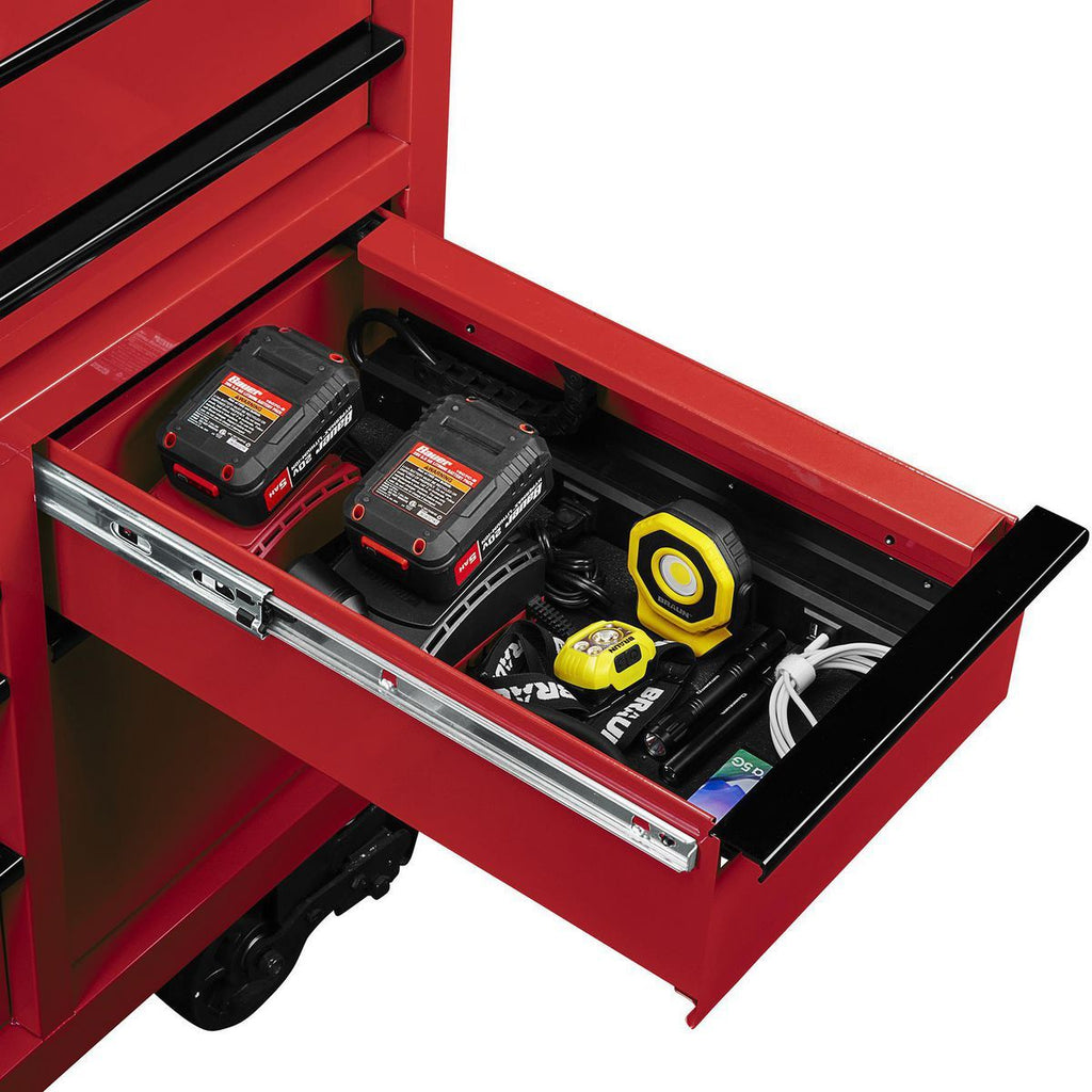 56 in. x 22 in. Red Roll Cab W6003