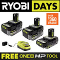 18V Lithium-Ion Starter Kit with 2.0 Ah and 4.0 Ah Batteries and Charger F49270