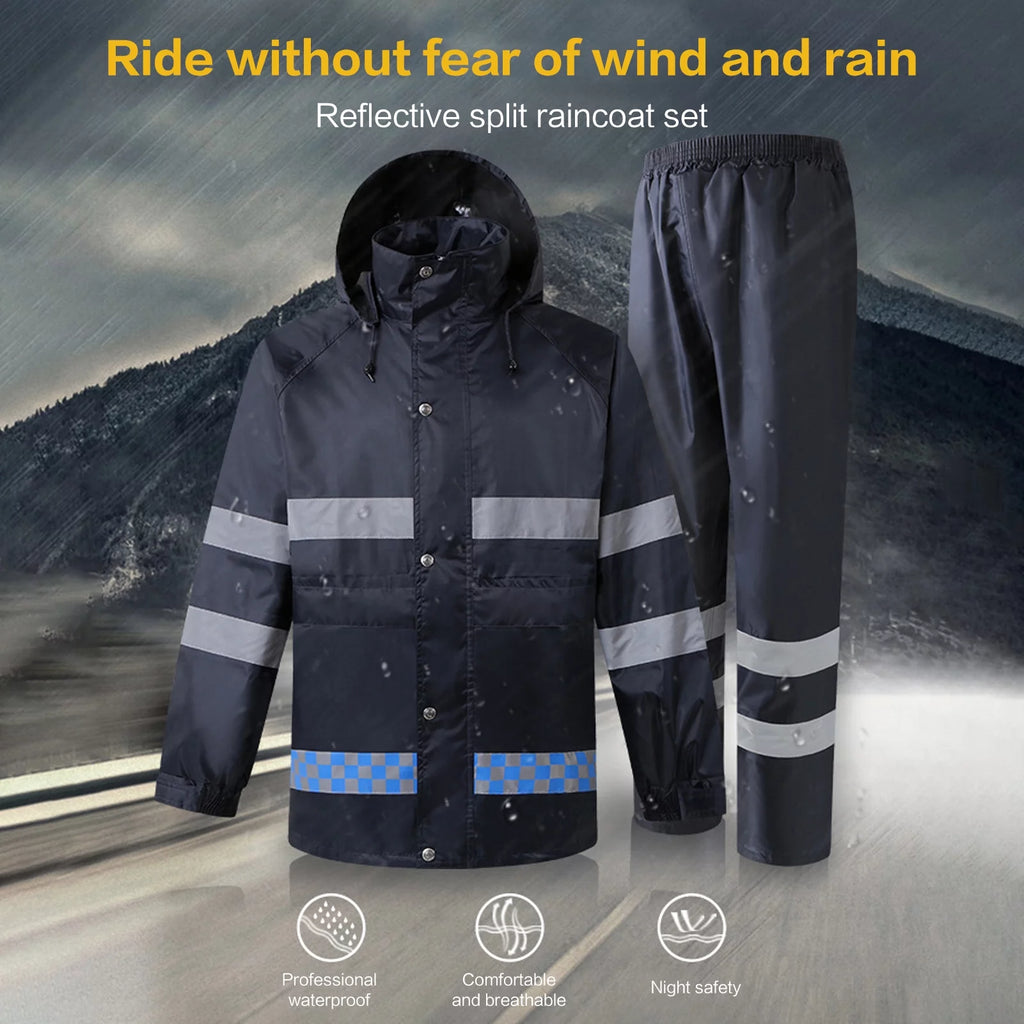 Waterproof Hooded Raincoat Jacket G784