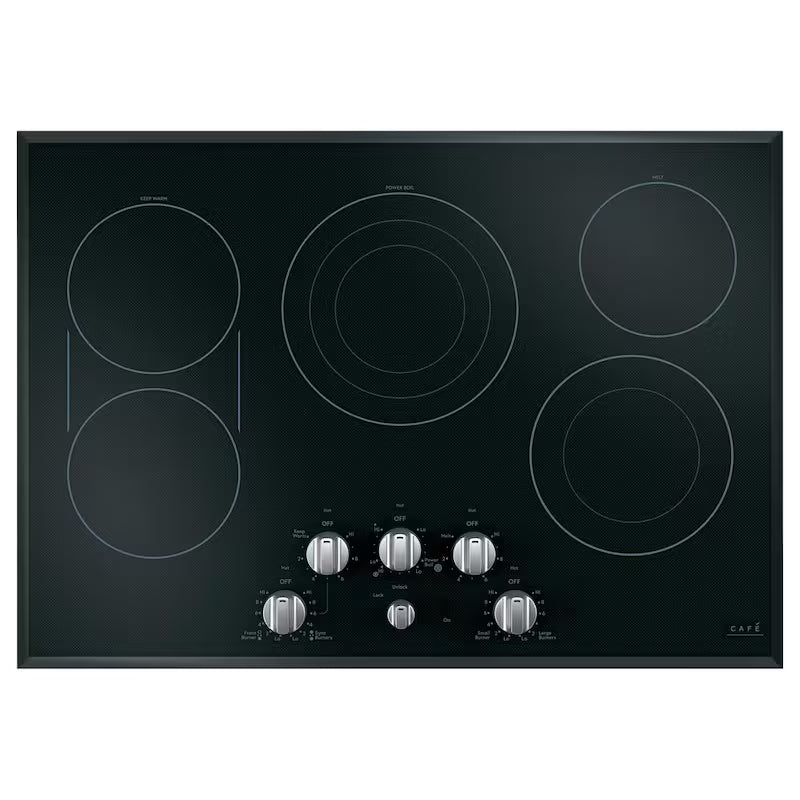 Brushed Stainless Electric Cooktop Knob Kit I920220