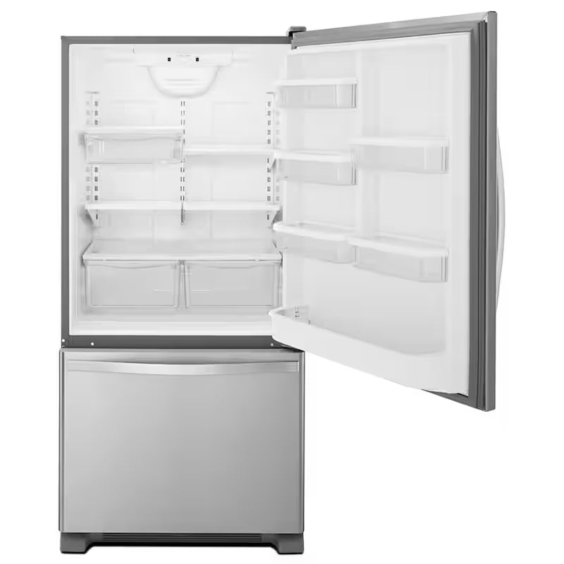 18.7 cu. ft. Bottom Freezer Refrigerator in Stainless Steel Q63755