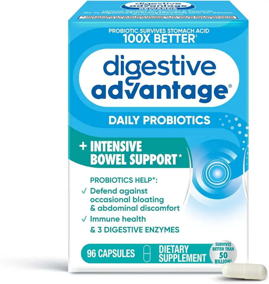 IBS Probiotics with Digestive Enzymes, 96 Capsules G253