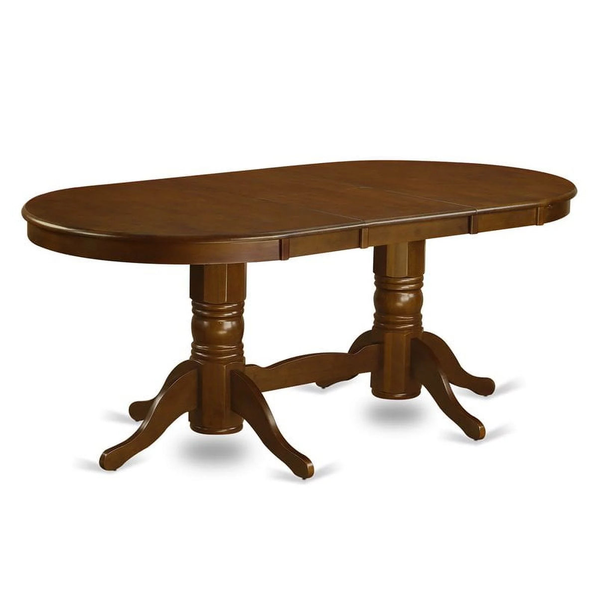 5-piece Espresso Wood Dining Table Set B5357