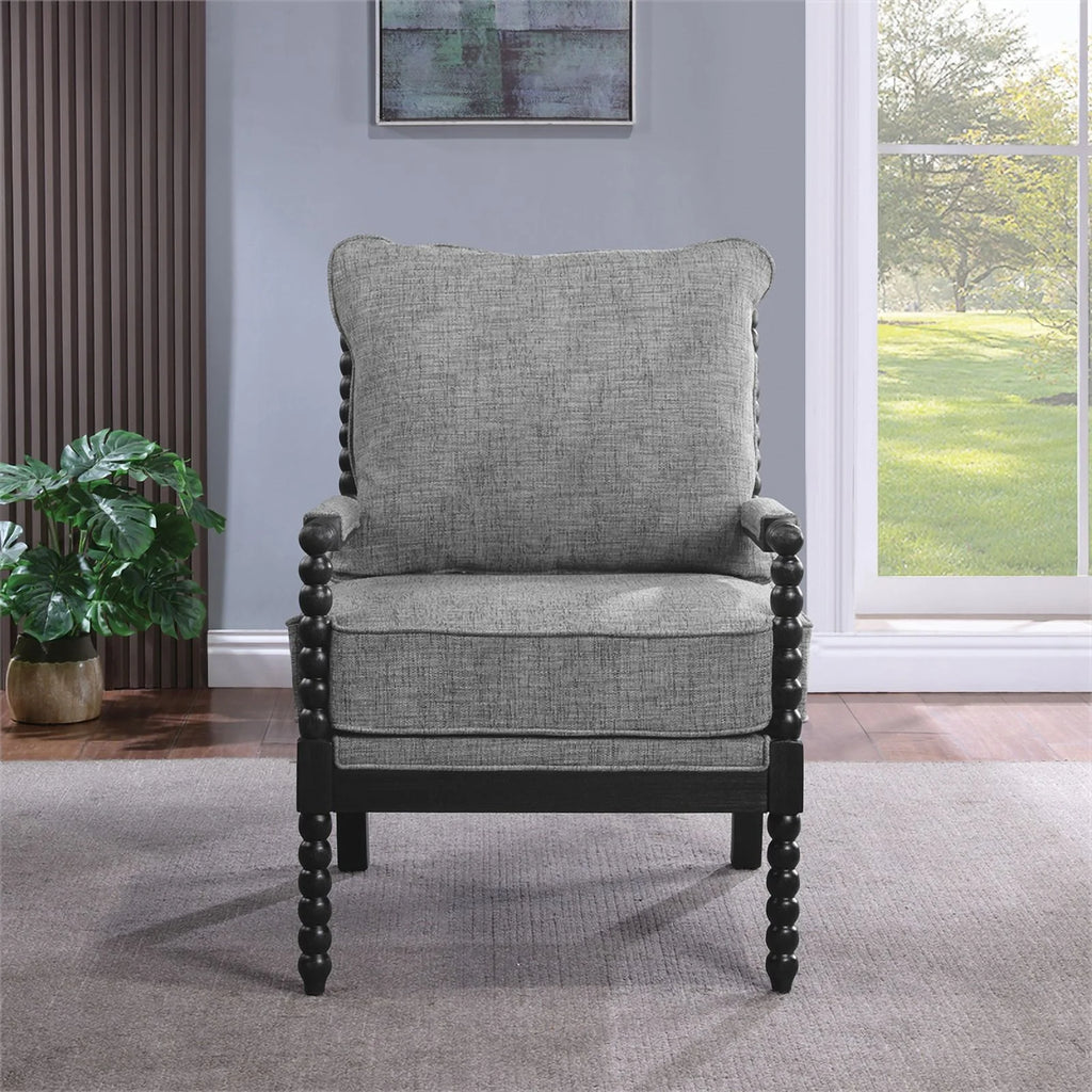 Graphite Black Fabric Chair L64414