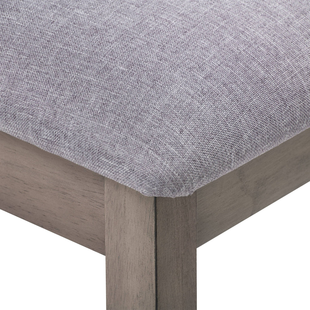 Washed Gray Counter Height Dining Chair Set of 2 G3936