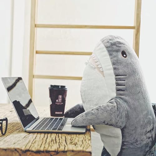31 Inch Soft Shark Stuffed Animal Plush Pillow V8205