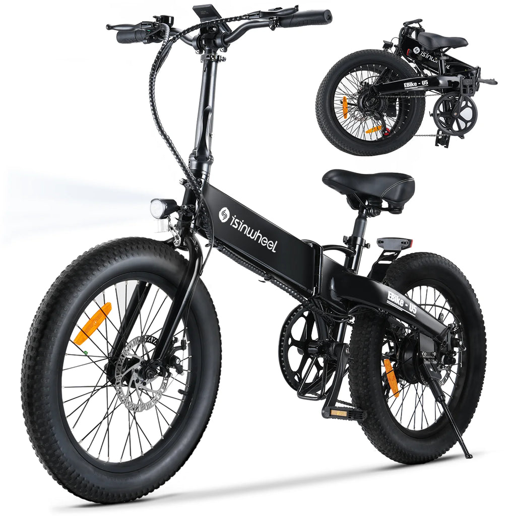 500W 20MPH 45+ Mile Folding Electric Bike O3232