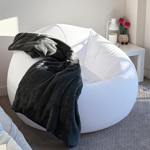 Black Inflatable Bean Bag Chair R221680