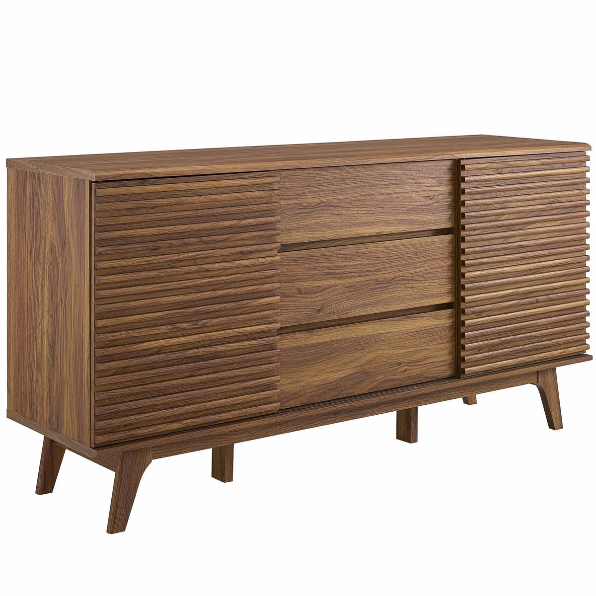 Walnut Sideboard Buffet Table or TV Stand J28301