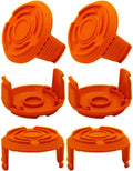 6 Pack Trimmer Replacement Spool Cap Covers J936253