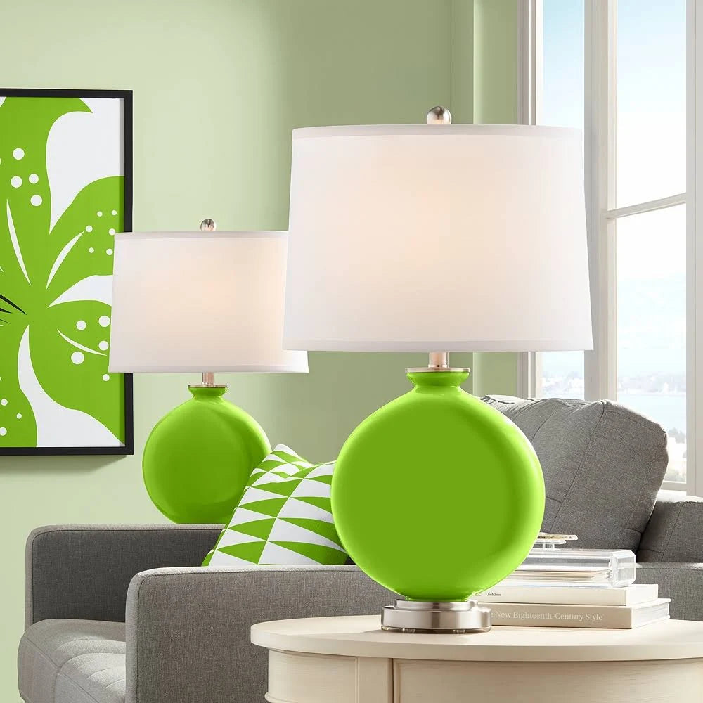 Neon Green Table Lamp Set of 2 L54937