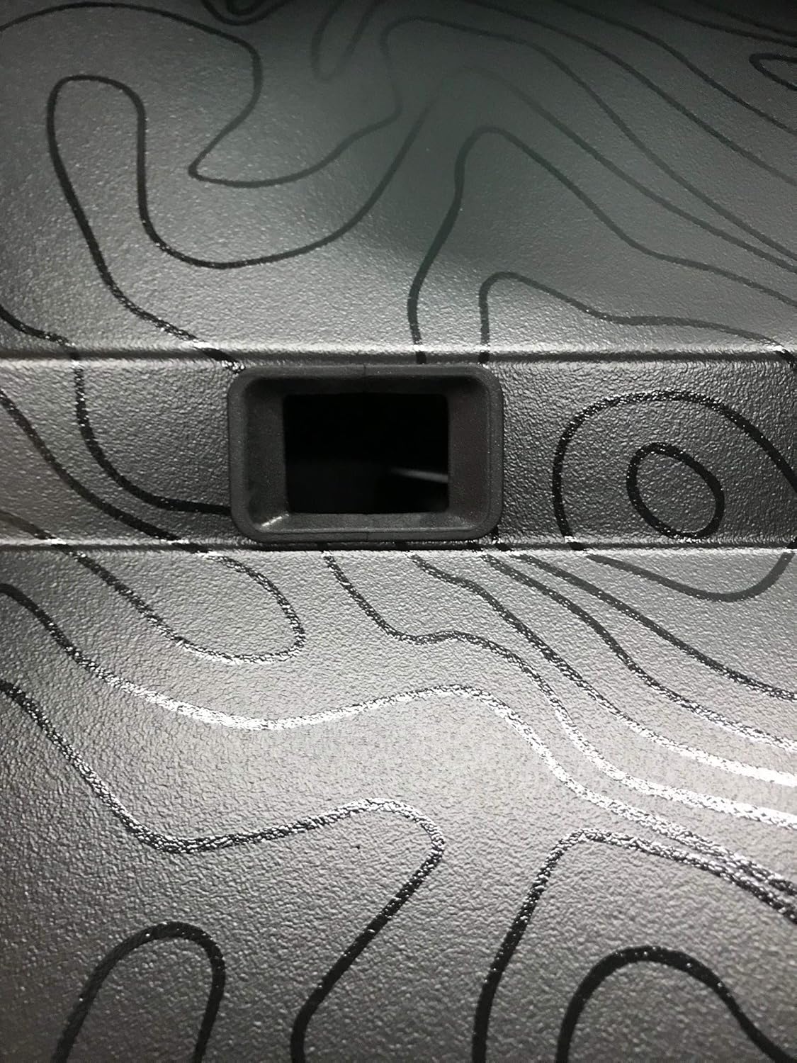 Black-Textured Rigid Tire Cover I615