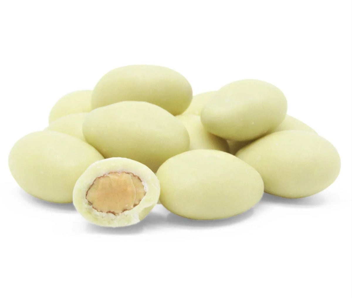 White Chocolate Covered Almonds 1 Lb Bag I9764