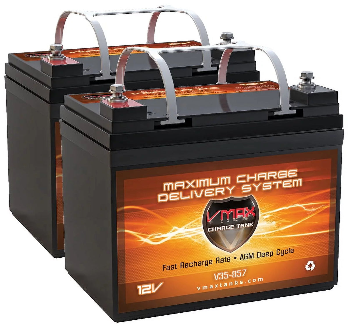 12V 35Ah AGM Deep Cycle Wheelchair Battery Z5212