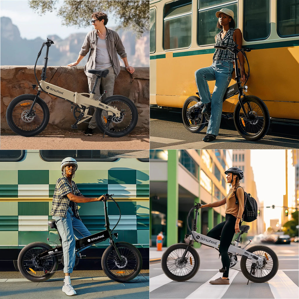 500W 20MPH 45+ Mile Folding Electric Bike O3232