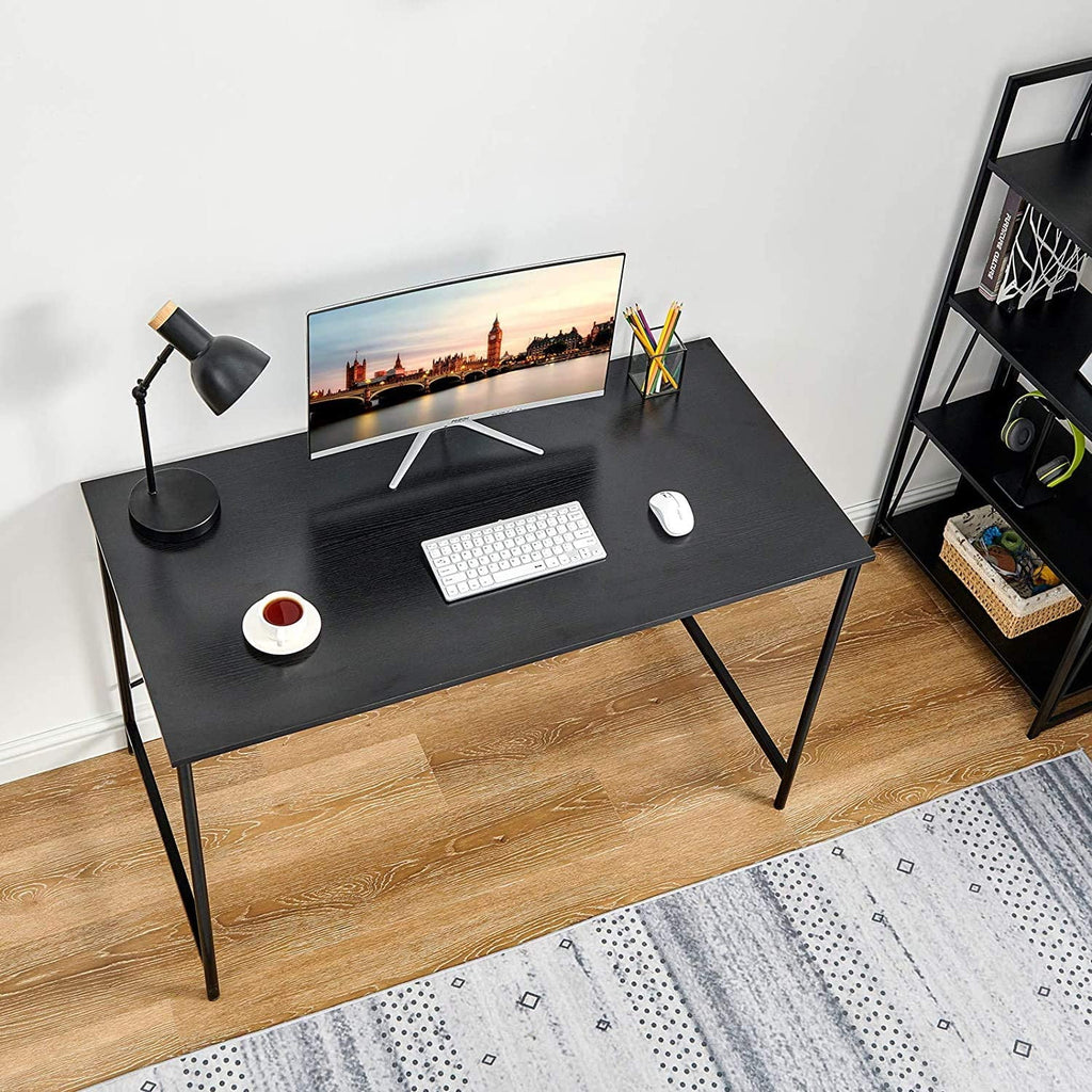 47 inch Black Computer Desk Metal Frame F610850