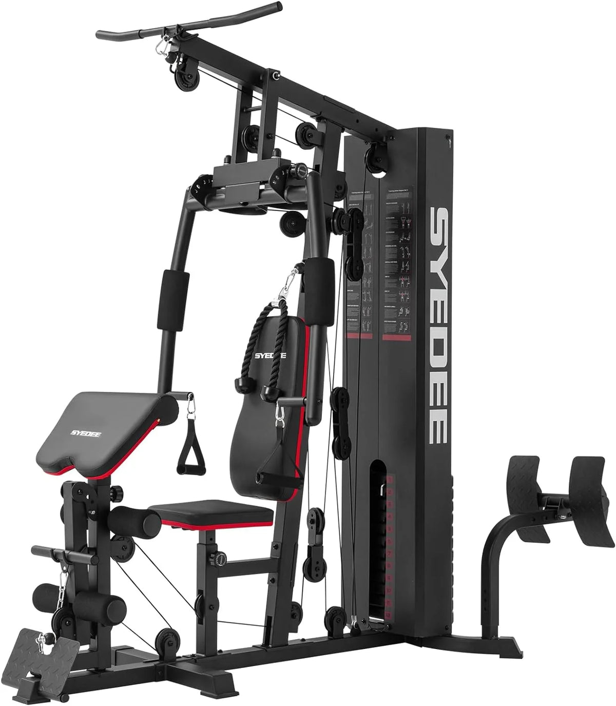 Home Gym Station with 150LBS Weight Stack K1049