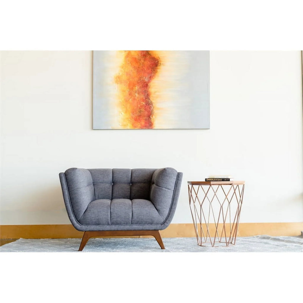 Gray Lounge Chair K8177