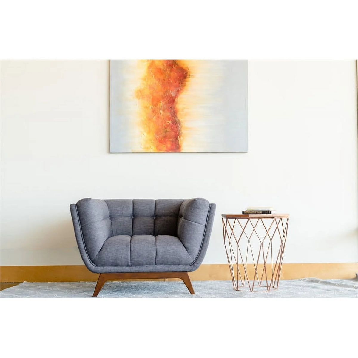 Gray Lounge Chair K8177