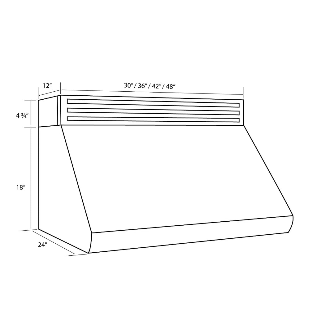 36 in. 1000 CFM Stainless Steel Under Cabinet Range Hood V89796
