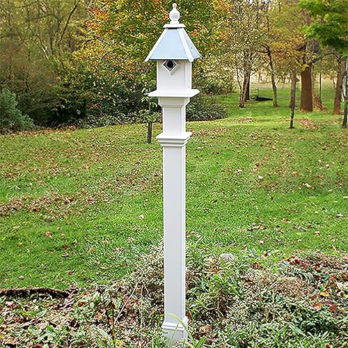 White Decorative Mounting Post S3832