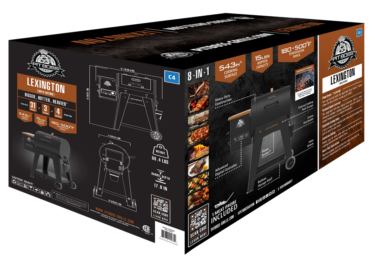 Wood Fired Pellet Grill and Smoker A9349
