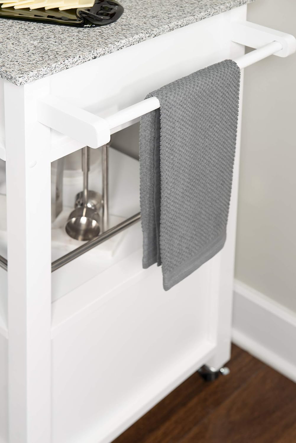 White Kitchen Cart T9407