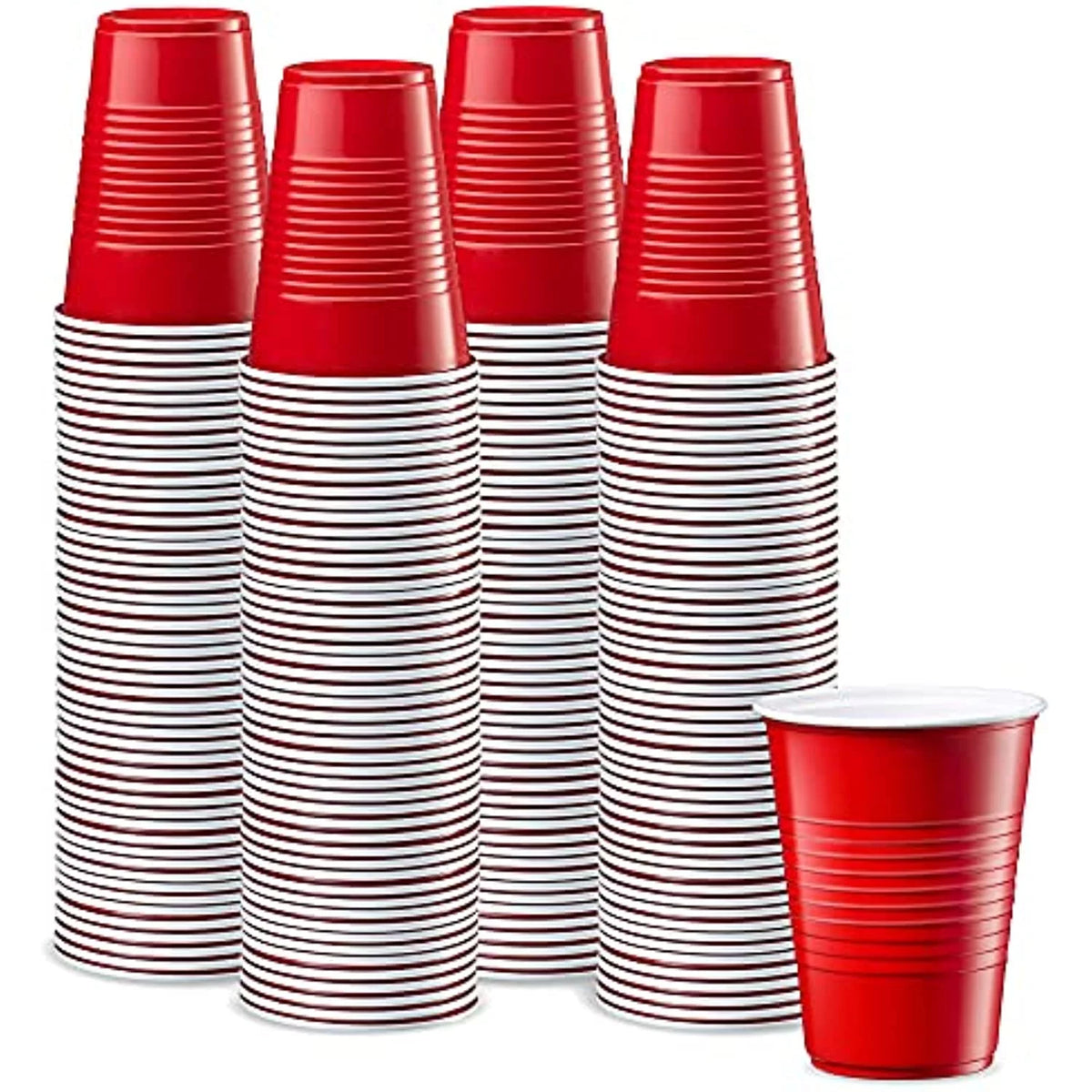 9 Oz Red Disposable Plastic Cups 240 Count U45192
