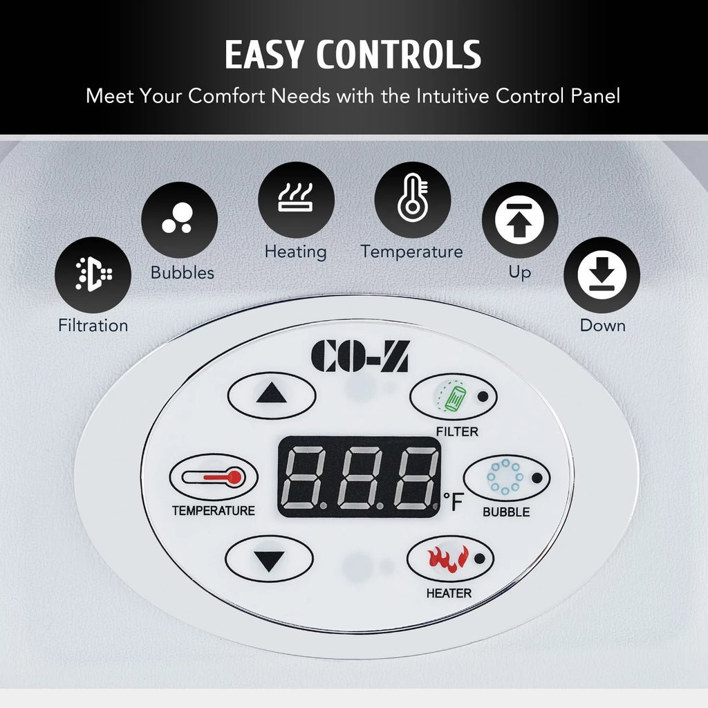 4-6 Person Blow-Up Hot Tub with Air Jets J7288