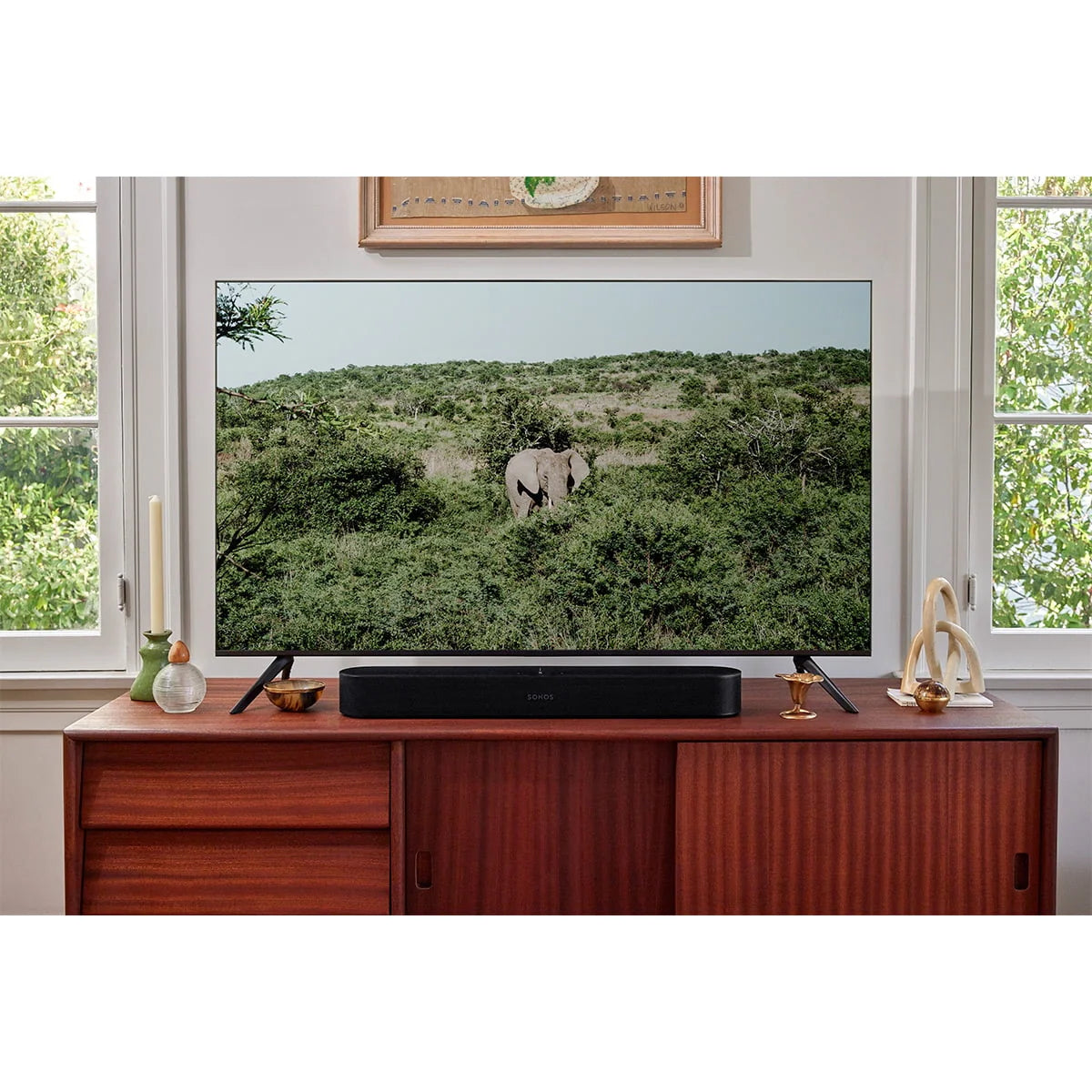 White Compact Smart Sound Bar with Dolby Atmos F8110