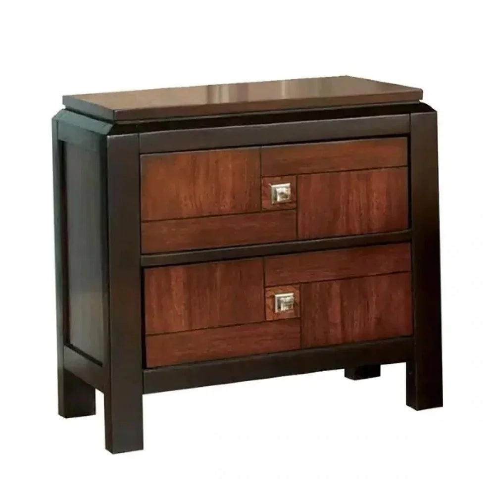 Solid Wood 2-Drawer Nightstand K228022